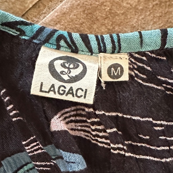 BNWT Lagaci Black and Teal Patterned Dress w adjustable straps size
M - Picture 2 of 8